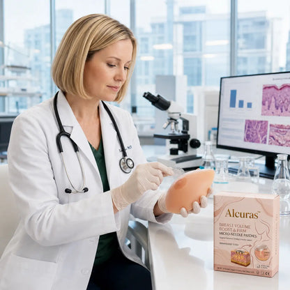 Last Day 80% OFF🔥Alcuras® Targeted Breast Enhancement Advanced Nano Microneedle Patch