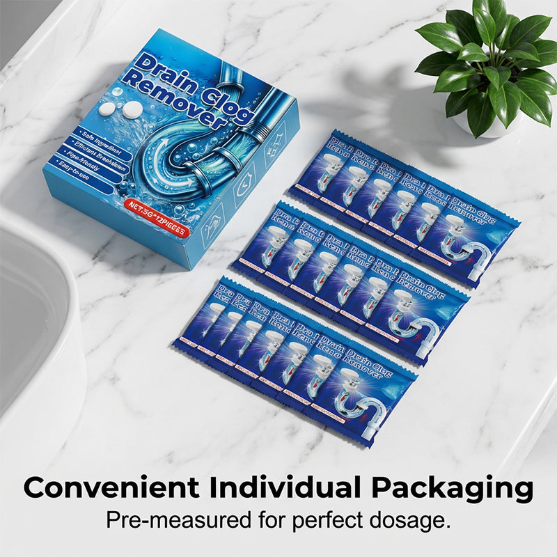 🔥Effervescent Drain Clog Remover Tablets