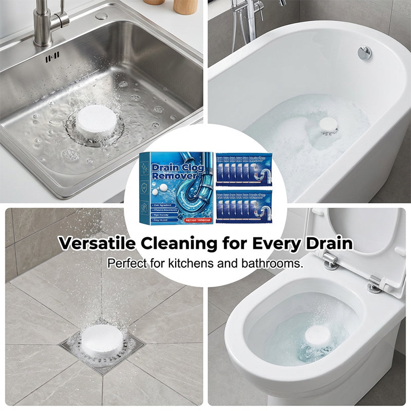 🔥Effervescent Drain Clog Remover Tablets